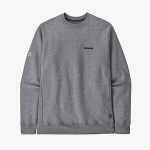 Patagonia Men's Fitz Roy Icon Uprisal Crew Sweatshirt XXL Gravel Grey